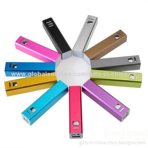 Power Bank for iPhone, CE Mark and 2,600mAh Capacity, 5.0V, 1A